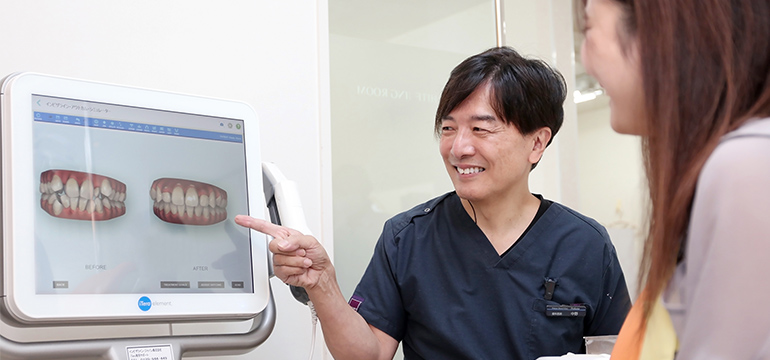 インビザライン治療シミュレーションも万全。iTero導入歯科医院